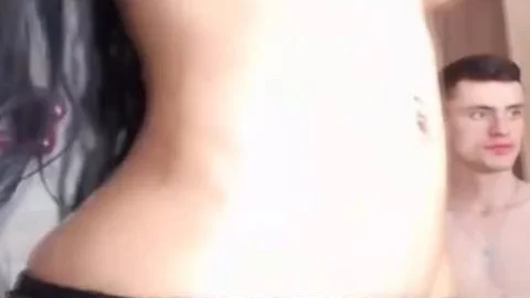 breasty ladyboy Feed Her bf With Her large dick