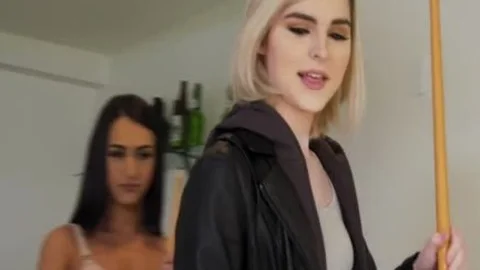 Waking Her dude Up With A Trans trio