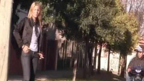 Azul Is A sleazy blonde shemale Being ass driled