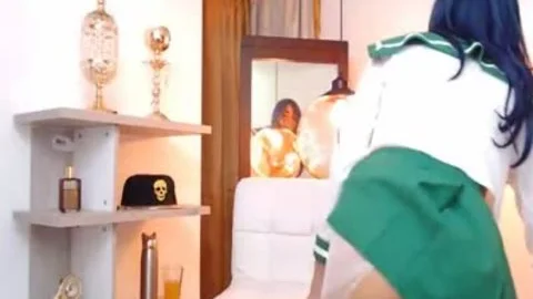 tasty TS Solo jerking off