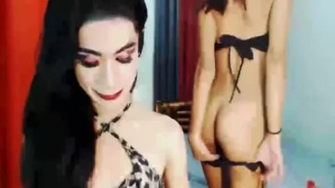 pretty shemales Masturbate jointly