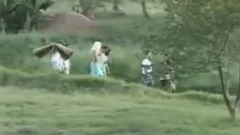 brunette hair shemale In Outdoor bunch-sex