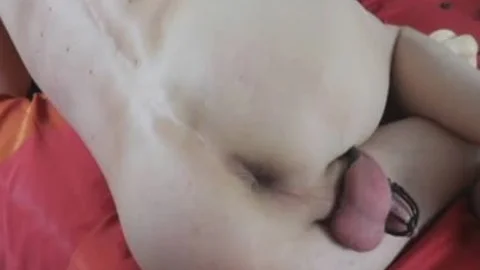 Feet Fetish naughty rod ladyboy Stuffs Her dirty ass With fake penis