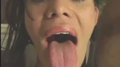 busty black brown Tgal gangbanged By Two delicious dudes