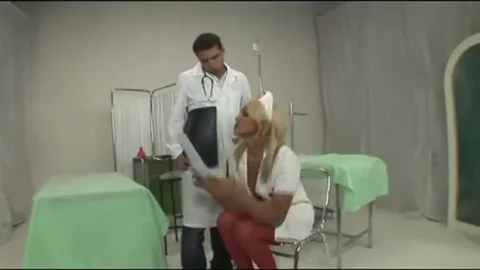 delicious blonde Nurse gets ass Stuffed