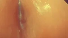 sweet butthole Creampie With BBC