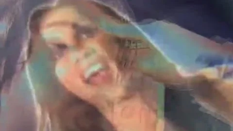 naughty latina In Latex receives gangbanged