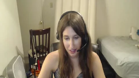 nasty young Gamer playgirl Jerks Off Till that babe Cums
