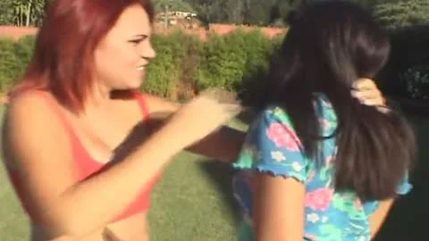 appealing RedHead tranny poke delicious teen latin chick Outdoor. Part. two/4