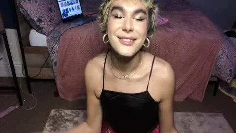 Fucking hard british femboy in uniform