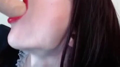 pretty Trap Trans Whips Her rod Out