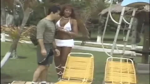 Brazil Gurl nails lad Near The Pool