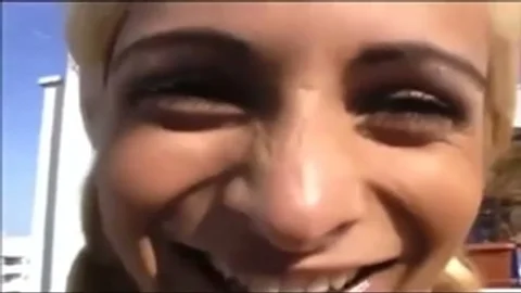 pretty Fishnet Blondie In Mutual action