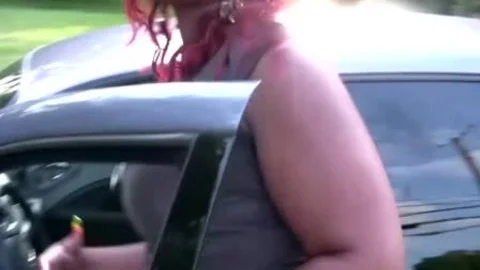 chubby dark lady-man Shakes biggest butthole And Jerks Shecock