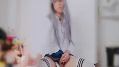 fine asian Sissy sucking knob & Fingering Afterschool