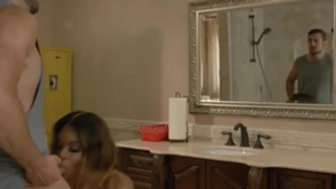 breasty ebon shelady Lets Pervert man bare nail Her ass