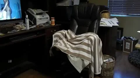 old Crossdresser fake penis Show