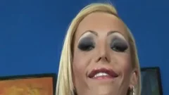 stunning Blond shemale Renata pounding Her chap