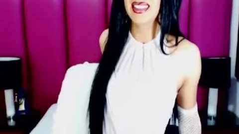 nasty delicious shemale Jerks Her Hard Ladycock