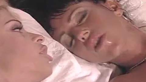 busty lady-mans loves To Experiment With A bitch And A chap In daybed