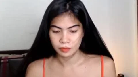 slutty shemale Pinay babe Masturbating On webcam