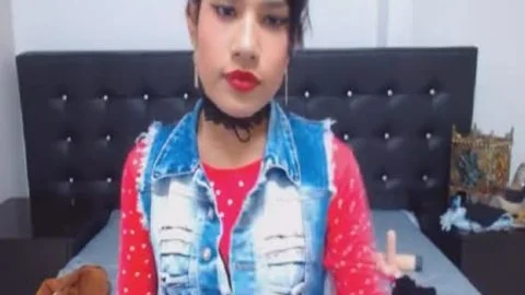 nice-looking sheboy fake penis Plays Her taut anal