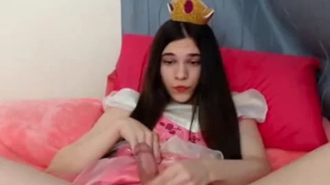 dirty legal age teenager TS Jerking schlong Online