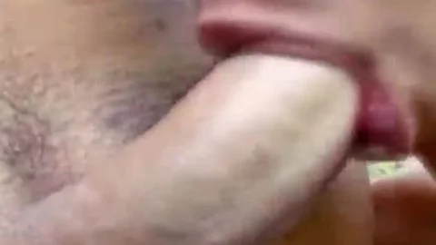Bottom twink Wraps Lips Around Brazilian Fair-haired sheboy Renata Davila's Hard ramrod And Gives wazoo For Her ramrod