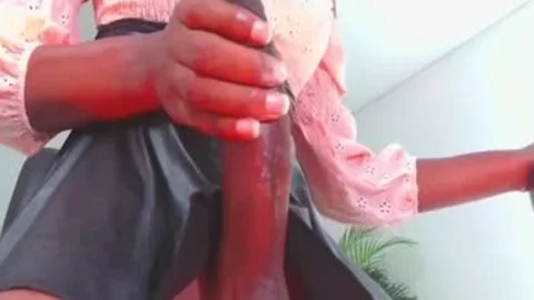 Horse Sized pecker TBabe Africandoll On cam Part 1