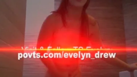 Thick natural amateur POV masturbation in the shower