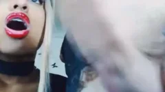 SISSY TRAINS HER throat FOR DADDY