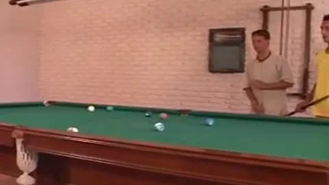 Pool Table Is perfect For Hard Threesom