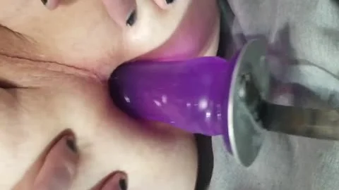 slutty fresh ladymans First Time On nail Machine before I cum All Over Her Face!