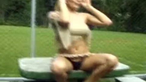 Joyla wanking Outdoor