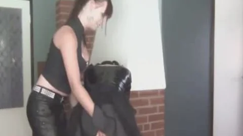 shemale Dominates girl