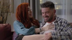 slut Redhead tgirl Lets Her recent Boyfriend group-sex Her kinky arse