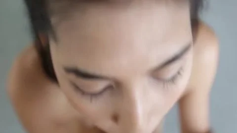 tasty asian gets ball batter Flow On Face