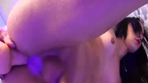 large Dicked TS Hanna Rios Wanks In The Bathtub whilst Mounting A vibrator