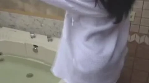 Paula In The bathroom