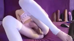 Teasing Masturbating Femboy