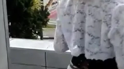 blonde shemale Takes It In The butthole