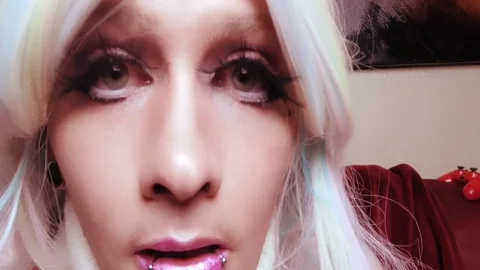 Sissy Bimbo Stroking