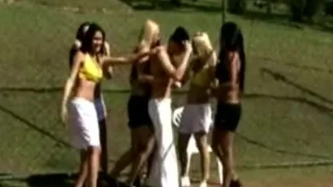ladyman oral Party outside With One guy