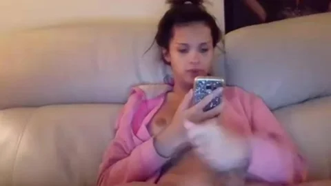 Nicole Strokes Her humongous Slab Of schlong