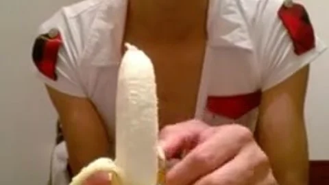 filthy teen Eat A Banana