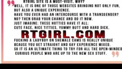 shemale Playing With dick And Self engulfing