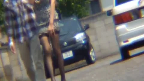 tgirl banged Outdoor In Street