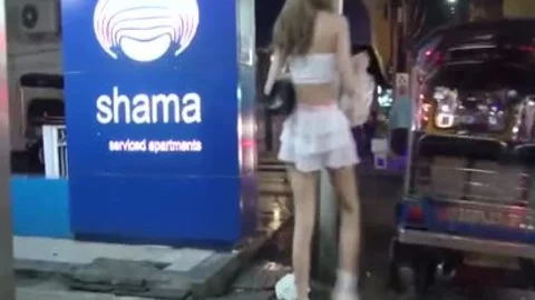 Thailand Ladyboy Wanks enchanting penis