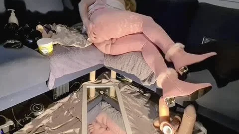 Ramming hard alongside maid