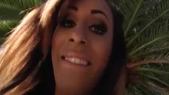 nasty ebon ladyboy sucking Her man